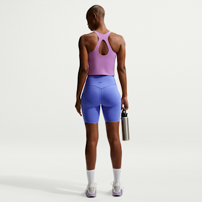 Nike Universa Women's High-Waisted 8" Biker Shorts with No Front Seam