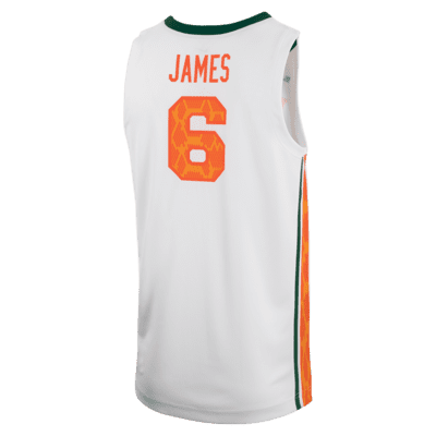 Jersey de básquetbol para hombre LeBron College (FAMU)