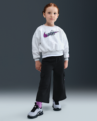 Детские  Nike Essentials Toddler Graphic Crew and Cargo Pants Set