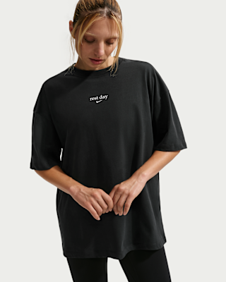 Женская футболка Nike Oversized Dri-FIT Short-Sleeve
