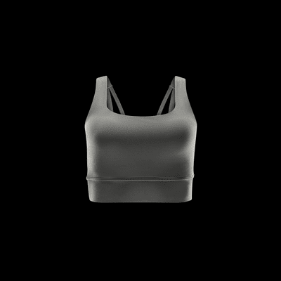 Brassière de sport longue rembourrée à maintien normal Nike Zenvy pour femme