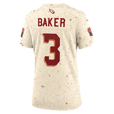 Jersey Nike de la NFL Game para mujer Budda Baker Arizona Cardinals Rivalries Collection