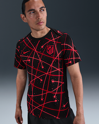 Мужские шорты Atlético Madrid Academy Pro Nike Dri-FIT Soccer Pre-Match Short-Sleeve Top