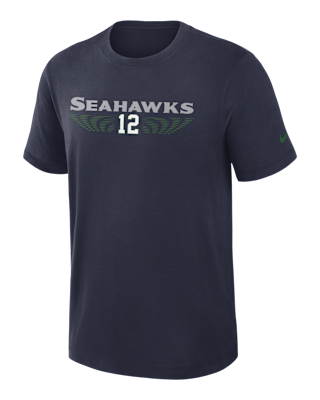 Мужская футболка Seattle Seahawks Rivalries Collection Slub Nike Dri-FIT NFL