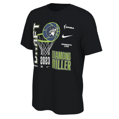 Diamond Miller Minnesota Lynx Men's Nike WNBA T-Shirt