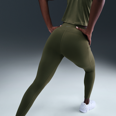 Nike One 7/8-Leggings mit hohem Bund und Taschen für Damen