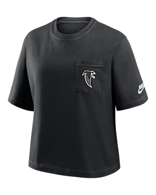 Женская футболка Atlanta Falcons Rewind Pocket Boxy Nike NFL