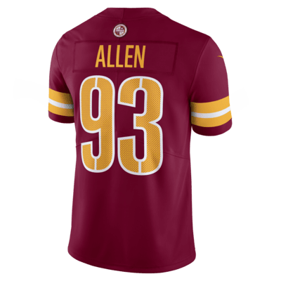 Jersey Nike de la NFL Limited para hombre Jonathan Allen Washington Commanders