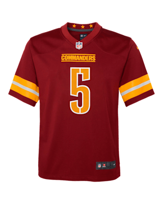 Подростковые джерси Jayden Daniels Washington Commanders Big Kids' Nike NFL Game Jersey