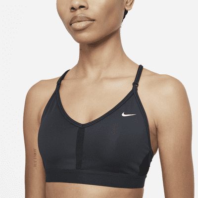 Bra deportivo de baja sujeción acolchado con cuello en V para mujer Nike Indy