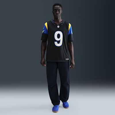 Jersey Nike Dri-FIT de la NFL Limited para hombre Matthew Stafford Los Angeles Rams Rivalries Collection