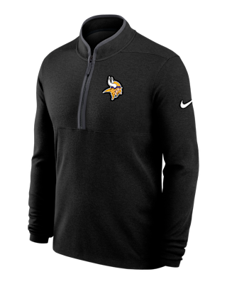 Мужские  Minnesota Vikings Logo Victory Nike Dri-FIT NFL 1/2-Zip Long-Sleeve Top