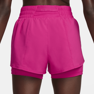 Nike Dri-FIT One Women's Mid-Rise 8cm (approx.) 2-in-1 Shorts