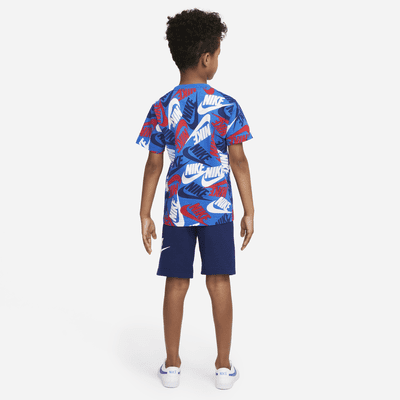 Nike Sportswear Little Kids' Futura Toss Shorts Set