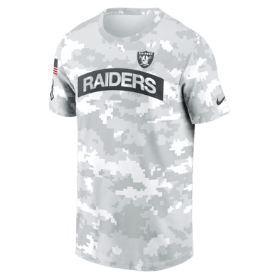 Playera Nike Dri-FIT de la NFL para hombre Las Vegas Raiders Salute to Service Edge Arch