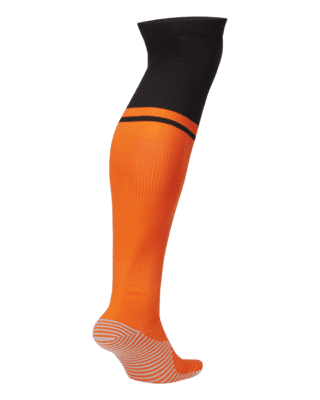 orange nike football socks