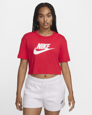 Женская футболка Nike Sportswear Essential Cropped Logo