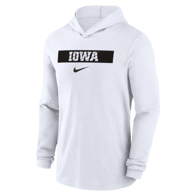 Iowa Hawkeyes Sideline Men's Nike Dri-FIT College Long-Sleeve Hooded Top