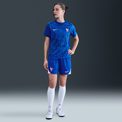 FFF Academy Pro Women's Nike Dri-FIT Football Pre-Match Short-Sleeve Top