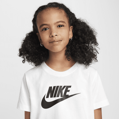 Playera cropped para niña talla grande Nike Sportswear