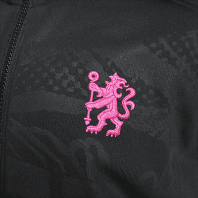 Przedmeczowa kurtka piłkarska dla dużych dzieci Nike Dri-FIT Chelsea F.C. Academy Pro (wersja trzecia)