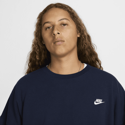 Nike Club Fleece Oversize-Rundhalsshirt aus French Terry (Herren)