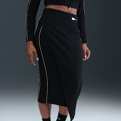 Naomi Osaka Women's High-Waisted Ribbed Maxi Skirt