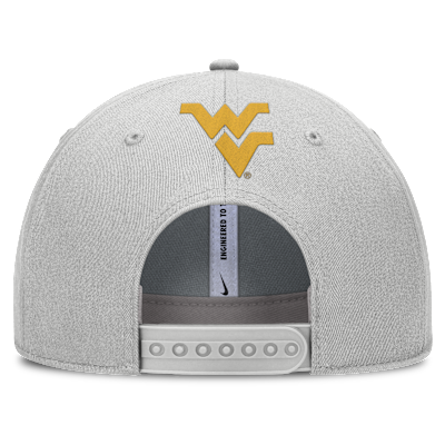 West Virginia On-Field Primetime Rise Men's Nike College Adjustable Hat