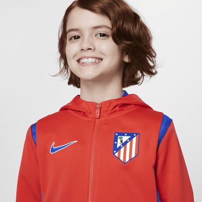 Tuta da calcio in tessuto Nike Atlético de Madrid per ragazzo/a – Home