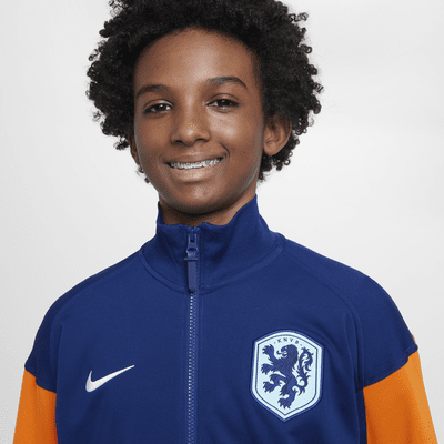 Netherlands Academy Pro Older Kids' Knit Football Jacket