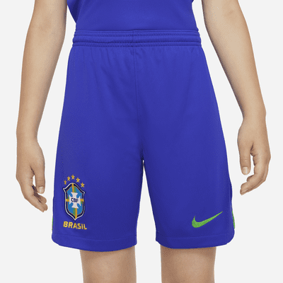 Shorts de fútbol Nike Dri-FIT 2022/23 Stadium de local de Brasil para ...