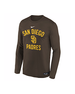 Детская футболка San Diego Padres Authentic Collection Team Issue Legend Big Kids' Nike Dri-FIT MLB
