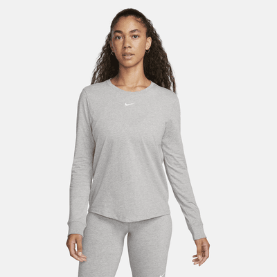 Playera de manga larga para mujer Nike Sportswear Premium Essentials