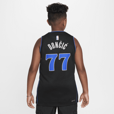 Dres Nike Dri-FIT NBA Swingman Luka Dončić Dallas Mavericks City Edition 2023/24 pro větší děti