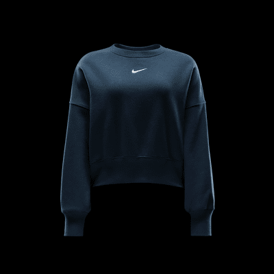 Sudadera sin cierre de cuello redondo extra oversized para mujer Nike Sportswear Phoenix Fleece