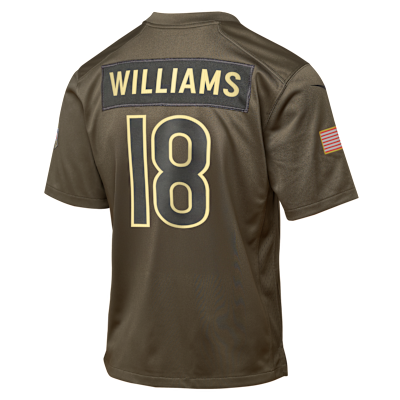 Caleb Williams Chicago Bears Salute to Service Big Kids’ Nike NFL Game Jersey