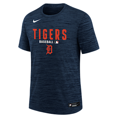 Detroit Tigers Authentic Collection Velocity T-Shirt Big Kids' Nike Dri-FIT MLB T-Shirt from Nike - $35