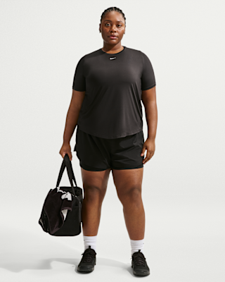 Женские шорты Nike Dri-FIT One High-Waisted 3" 2-in-1 Shorts (Plus Size)
