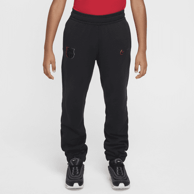 Pantalon en Fleece à motif Nike Football FC Barcelona Extérieur pour ado