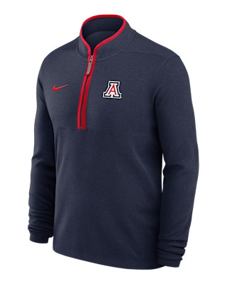 Мужские  Arizona Victory Nike Dri-FIT College 1/2-Zip Long-Sleeve Top