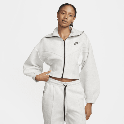 Chamarra de entrenamiento holgada de cierre completo para mujer Nike Sportswear Tech Fleece