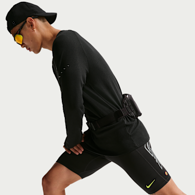 ナイキ ファスト メンズ Dri-FIT 1/2レングス ランニング タイツ (インナー付き)