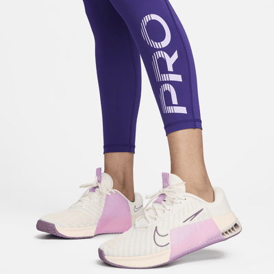 Leggings con gráfico de tiro medio de 7/8 para mujer Nike Pro