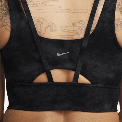 Nike Zenvy Tie-Dye Women's Medium-Support Padded Longline Sports Bra. Nike.com