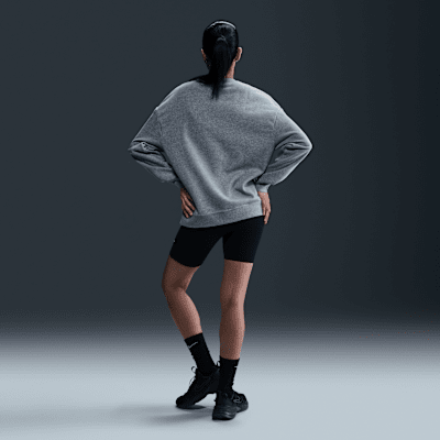 Sudadera de cuello redondo holgada para mujer Nike Sportswear Club Fleece
