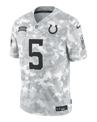 Мужские джерси Anthony Richardson Indianapolis Colts Salute to Service Nike Dri-FIT NFL Limited Jersey