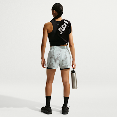 Nike One Women's Dri-FIT High-Waisted 8cm (approx.) 2-in-1 Shorts