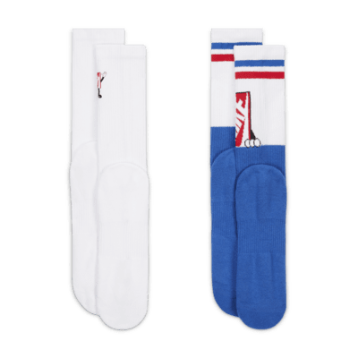 Nike Everyday Plus Cushioned Crew Socks (2 Pairs)