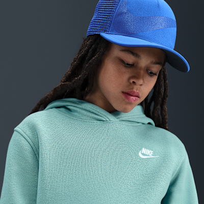 Sudadera con gorro sin cierre para niños talla grande Nike Sportswear Club Fleece