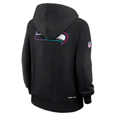 Seattle Seahawks Crucial Catch Women's Nike Dri-FIT NFL Pullover Hoodie